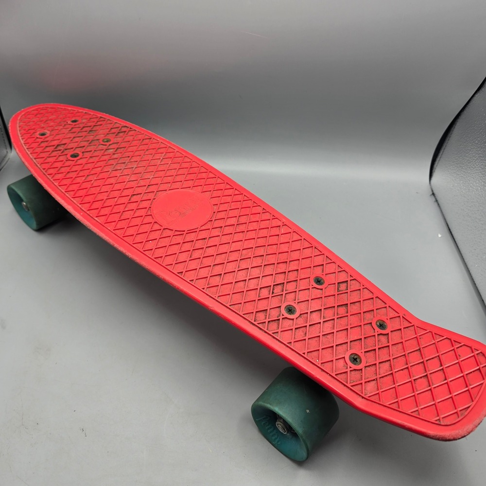Penny Australia 22 Inch Cruiser Skateboard Red Teal Wheels Plastic Deck